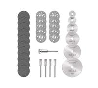Mini Diamond Cutting Disc & Mini Hss Circular Saw Blade & Mini Resin Cutting Disc (3mm Mandrels) for Wood Stone Metal - Pack Of 30pcs