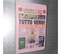 MINI DIARIO BLOCK NOTES PRIMA PAGINA GAZZETTA ITALIA CAMPIONI DEL MONDO 2006