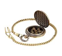 Mini Dice Set - Dragon Pattern Gear Pocket Watch | 7 Metal Dice Set with Mini Pocket Watch Box in lega di zinco | Role Playing Board Game Accessories | Portable Dices RPG Gamıng Collection Gift