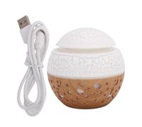 Mini diffusore di aromaterapia portatile umidificatore da 100 ml con 7 luci colorate Diffusore di oli essenziali compatto e silenzioso per viaggi in auto a casa in ufficio
