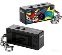 Mini Digital Camera 1080P HD - Smallest Retro Pocket Camcorder With 0.96" Screen, Portable Thumb Keychain Camera For Backpack, Wearable Body Camera For Kids, Vlogging, Travel, Study & Gift(Black)