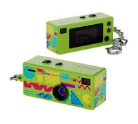 Mini Digital Camera with 0.96 in LCD Screen 1080P 130° Wide Angle,Mini Keychain Camera, Retro Portable Thumb Cameras, for Adults Kids Travel Study Recording (Green)