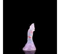 Mini dildo anale - Piccolo dildo morbido e realistico per principianti con ventosa, plug anale flessibile per la stimolazione del punto G a mani libere, sex toy per adulti per uomini e donne (S)