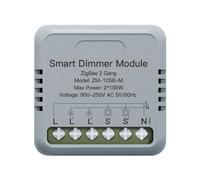 Mini Triac Dimmer ZigBee 3.0, 2 Canali 1A, TUYA, Smart Life, AC 90-250V 50/60HZ