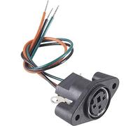 Mini DIN embase female, Verticale BKL Electronic 0204027 numero di poli (num): 6 nero 1 pc(i)