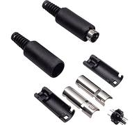 Mini DIN maschio, dritto BKL Electronic 0204005 Numero di poli (num): 7 nero 1 pc(i)