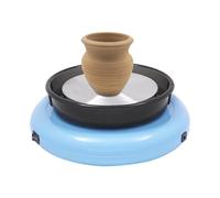 Mini disco da 60 W per bambini e principianti, 15 cm, formatrice, velocità regolabile da 0 a 180 giri/min, vaschetta dell'acqua rimovibile in ceramica, lega di alluminio, 1,5 kg, argilla essiccante