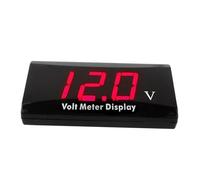 Mini Display A LED Voltmetro Digitale Pannello Volt Misuratore di Tensione Tester Protezione Connessione Inversa 12V for Auto Moto Universa(B)