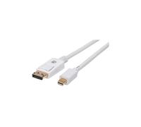 Mini DisplayPort 1.2 4K60Hz MiniDP-DP M/M 2m cavo bianco 324748