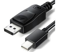Mini DisplayPort to DisplayPort Cable, 4K 60Hz Active Cable Thunderbolt 2 to DP Adapter, Mini DP to DisplayPort UHD Mini Display Port to DP Cables Compatible with MacBook Air/Pro, Surface Pro, 1M