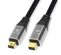 Mini DisplayPort to Mini DisplayPort Cable, Maschio to Maschio, DP1.4 6.6 Feet - 8K Resolution Ready, Compatibile con Mini DP DisplayScreen, Non Compatibile con iMac/Mac to MacBook, Non a Thunderbolt