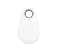 Mini dispositivo di localizzazione GPS Tag Key Child Finder Dog Pet Tracker Localizzatore Bluetooth Smart Veicolo Dispositivo anti-smarrimento(White)