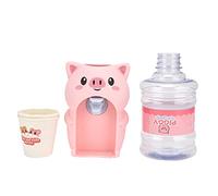Mini distributore d'acqua Simpatico giocattolo da per cartoni animati di simulazione Sicuro per i bambini Gioco in di casa realizzato in materiale plastico ecologico per (Maiale rosa)