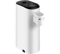 Mini distributore di acqua scaldabagno istantaneo elettrico distributore di pompa dell'acqua di calore in bottiglia portatile 3s riscaldamento rapido casa da viaggio(White)