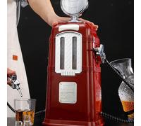 Mini distributore di birra retrò con doppia pompa, distributore di bevande
