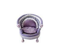 Mini Divano per Casa Delle Bambole, style to 2 | Imbottito, Elegante, Divanetto in Miniatura per Bambole, Esposizione su Mensola, Collezionisti