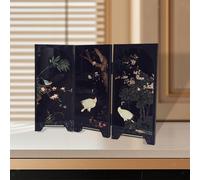 Mini divisorio pieghevole a 3 pannelli per mensola, ingresso, scrivania,