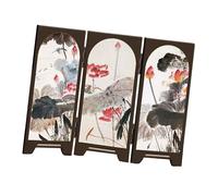 Mini divisorio pieghevole a 3 pannelli per mensola, ingresso, scrivania,