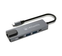 MINI DOCKING ATLANTIS A04-TC_LANHD+PU IN: 1xUSB-C OUT: 1xHDMI 1.4 1xGigabit Lan