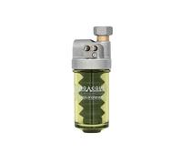 Mini dosatore proporzionale a squadra con by pass per polifosfato ottone cromato