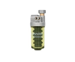Mini dosatore proporzionale a squadra con by pass per polifosfato ottone cromato