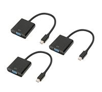 Mini DP a Adattatore VGA Plug and Play e riproduzione di trasmissione per PC e proiettore 3pcs 1900x1200 60Hz
