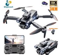 Mini Drone 8K Motore Brushless Professionale Dron Evitamento Ostacoli HD Doppia