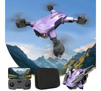 Mini drone FPV pieghevole con telecamera 4K e telecomando