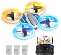 MINI DRONE QUADRICOTTERO REGALO CON TELECAMERA TELECOMANDO SMARTPHONE WIFI LED