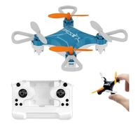 Mini Drones-All-Ages Mini Drone With Easy Stunt Flights Drone Beginner, Safe 360° Flips & One-Key Tricks for All Ages (Blue)