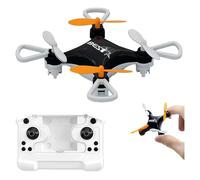 Mini Drones-All-Ages Mini Drone With Easy Stunt Flights Drone Beginner, Safe 360° Flips & One-Key Tricks for All Ages (Black)