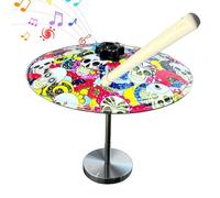 Mini Drum - 14x12cm Drum Kit Mini Tabletop, Mini's Tambourine Set, Fidget Percussion Drum'sMiniature | For Teens Adults Men Students Music Lovers Living Room Bedroom Study Dorm Apartment