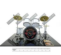 Mini Drum set FOO FIGHTERS dave grohl model 1:4 miniature collectible kit Taylor