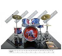 Mini Drum set Iron Maiden real one killers scale 1:4 miniature collectible kit