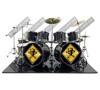 Mini Drum set Pantera Vinnie paul tribute miniature model scale 1:4 batteria kit