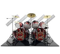 Mini Drum set SLAYER pentagram tribute miniature model scale 1:4 collectible