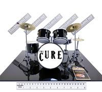 Mini Drum set the Cure tribute miniature model scale 1:4 collectible gadget dark