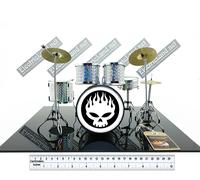 Mini Drum set the OFFSPRING tribute scale 1:4 miniature gadget collectible kit