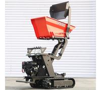 Mini Dumper Cingolato 500kg, Carriola a Ruote per Edilizia e Miniere, Piccolo Dumper Cingolato per Fattoria e Giardino Euro5