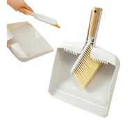 Mini Dustpan and Brush Set - Wooden Handle Tight Space, Dust Pan and Brush Tool with Sturdy Design, Cleaning Accessory for Tabletop Details, Kitchen Tool with Practical Feature, Bedroom Counter