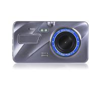 MINI DVR TELECAMERA VIDEOREGISTRATORE PER AUTO 2 TELECAMERE SUPER HD DISPLAY 4"