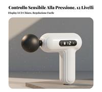 Mini elettrico ricaricabile, 6 testine, sollievo muscolare