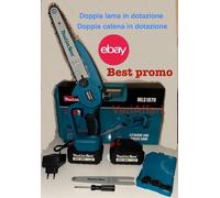 Mini elettrosega 8" 6” Mulinsen 2 batterie 48V 5,0Ah motosega elettrica MLS1079