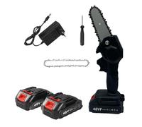 Mini Elettrosega A Doppia Batteria 48v Motosega Elettrica Tagliarami + Valigia