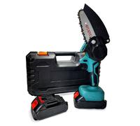 MINI ELETTROSEGA A DOPPIA BATTERIA MOTOSEGA ELETTRICA TAGLIARAMI 6'' VALIGIA LLD