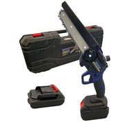 Mini elettrosega doppia batteria 21V motosega elettrica lama 6"