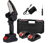 Mini Sega Elettrica a Batteria 24V 4'' Motosega Portatile Potatura da Giardino