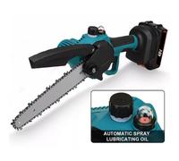 Mini elettrosega potatore a batteria 48V lama da 8 pollici catena con oleatore.