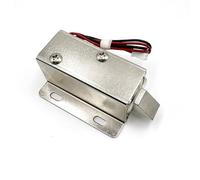 Mini Elettroserratura DC 12V,Solenoide,Serratura Elettrica per Porta Cassetto,0.6A,La Direzione del Fermo è Regolabile,Adatta per Distributori Automatici Self-service, Cassetti, Casseforti
