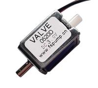Mini elettrovalvola elettrica a solenoide normalmente chiusa N/C, valvola di sfiato, valvola di sfiato, DC 3V 4.5V 6V 12V 24V(6V)